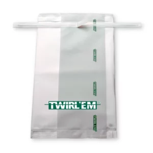 Standardowe woreczki sterylne TWIRL’em z polem do opisu